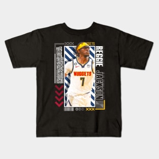 Reggie Jackson Paper Poster Version 10 Kids T-Shirt